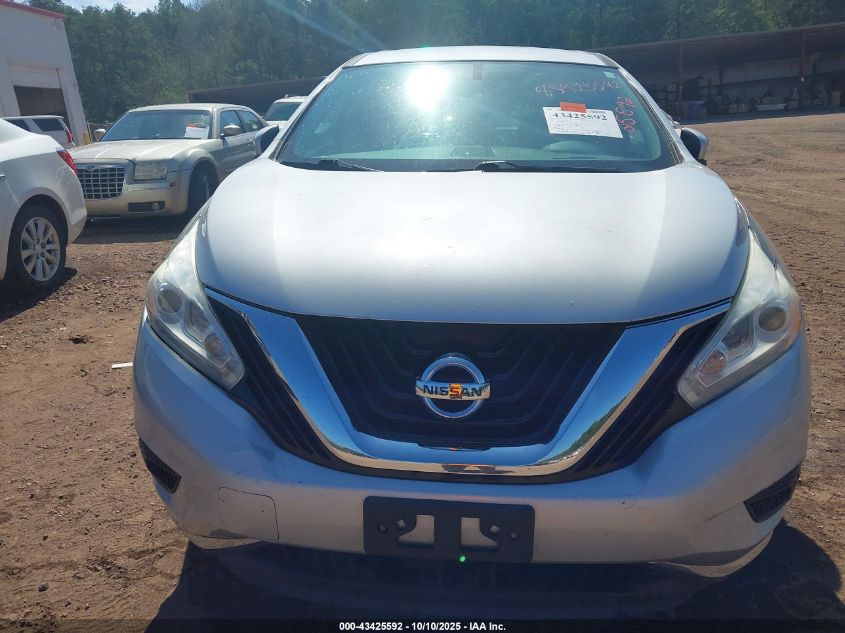 2016 Nissan Murano S VIN: 5N1AZ2MG9GN172002 Lot: 43425592