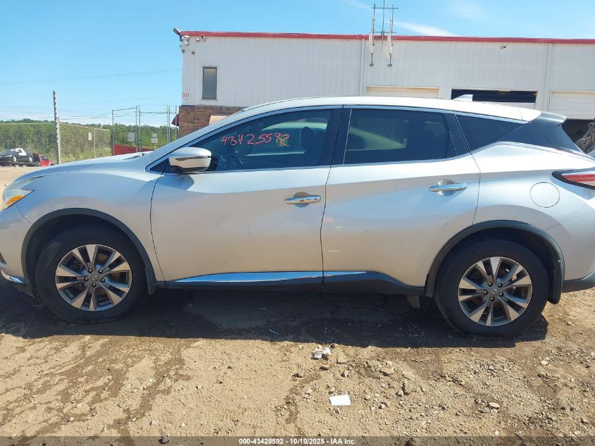 2016 Nissan Murano S VIN: 5N1AZ2MG9GN172002 Lot: 43425592