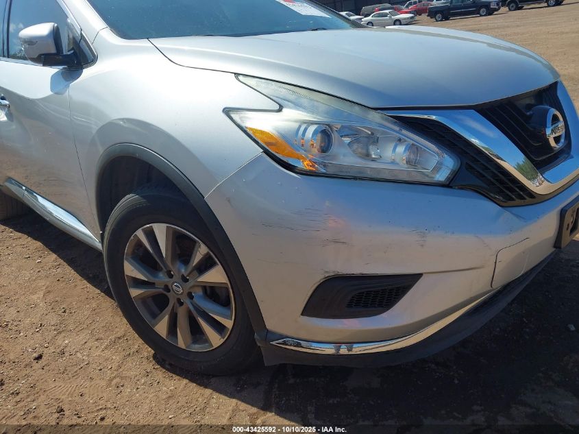 2016 Nissan Murano S VIN: 5N1AZ2MG9GN172002 Lot: 43425592