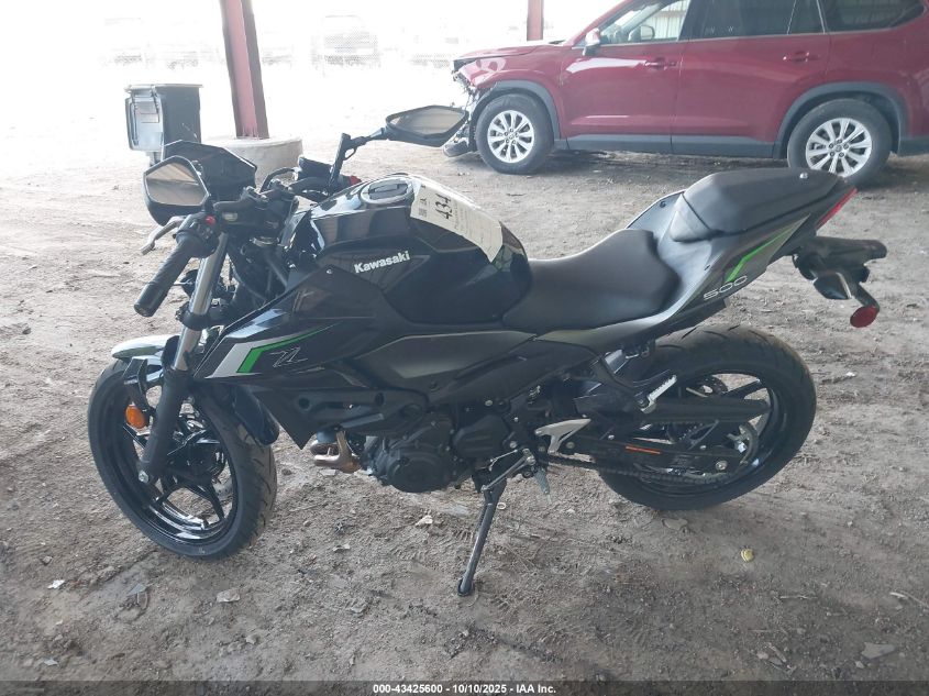 2025 Kawasaki Er500 VIN: ML5ERGE12SDA35802 Lot: 43425600