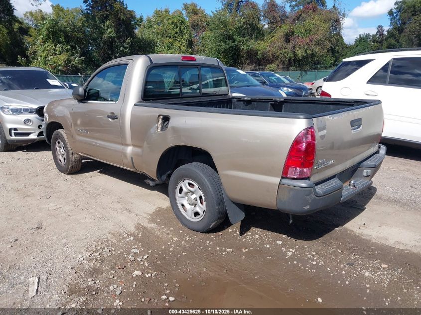 2006 Toyota Tacoma VIN: 5TENX22N96Z161087 Lot: 43425625