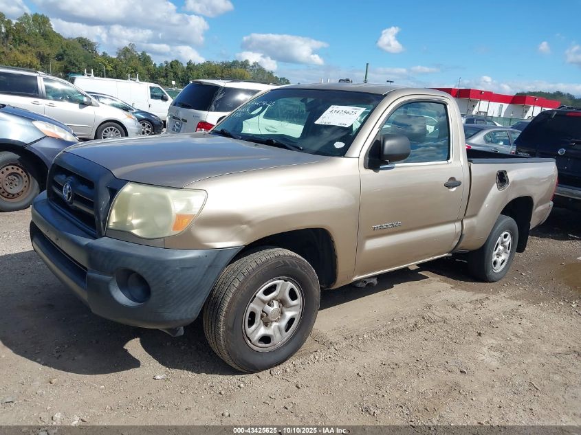 2006 Toyota Tacoma VIN: 5TENX22N96Z161087 Lot: 43425625