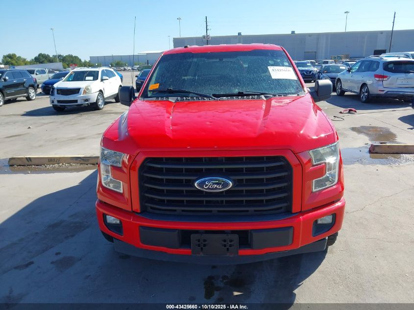 2017 Ford F150 Super Cab VIN: 1FTEX1CP3HKE14213 Lot: 43425660