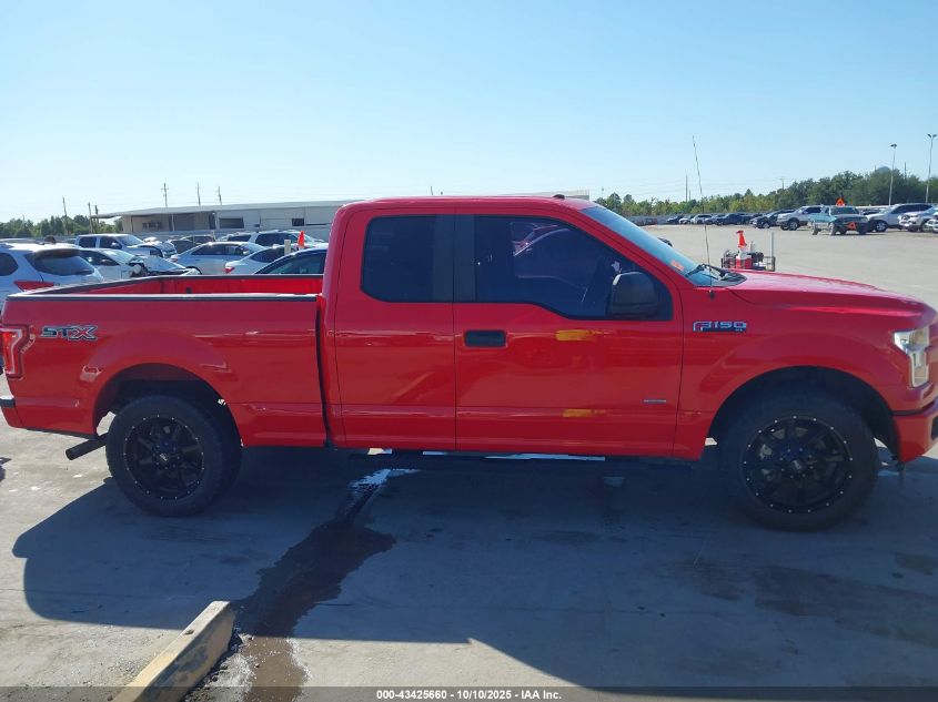 2017 Ford F150 Super Cab VIN: 1FTEX1CP3HKE14213 Lot: 43425660