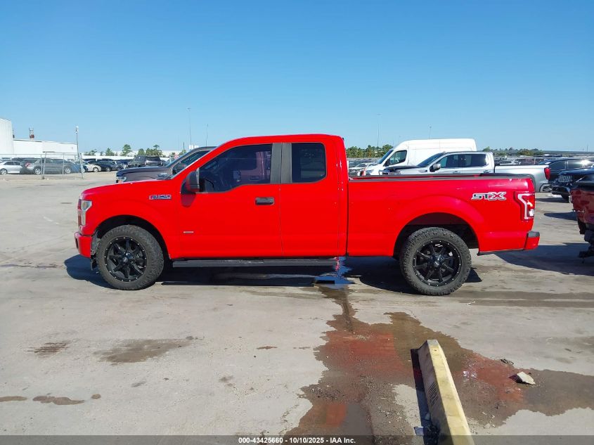 2017 Ford F150 Super Cab VIN: 1FTEX1CP3HKE14213 Lot: 43425660