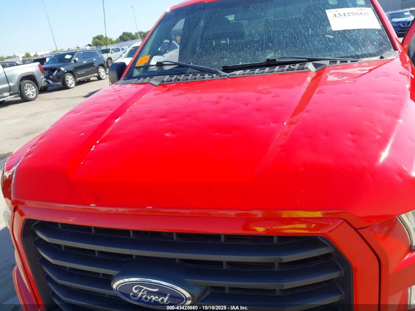 2017 Ford F150 Super Cab VIN: 1FTEX1CP3HKE14213 Lot: 43425660