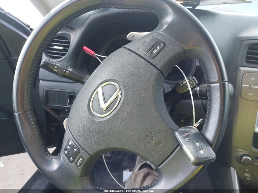 2009 Lexus Is 250 VIN: JTHBK262795099874 Lot: 43425671