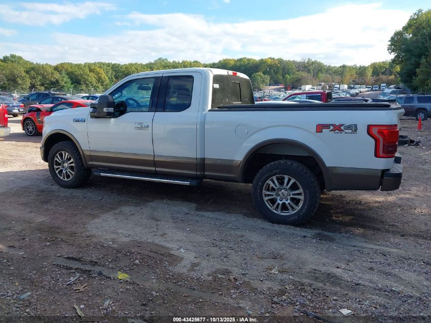 2016 Ford F-150 Lariat VIN: 1FTFX1EF7GFA21606 Lot: 43425677