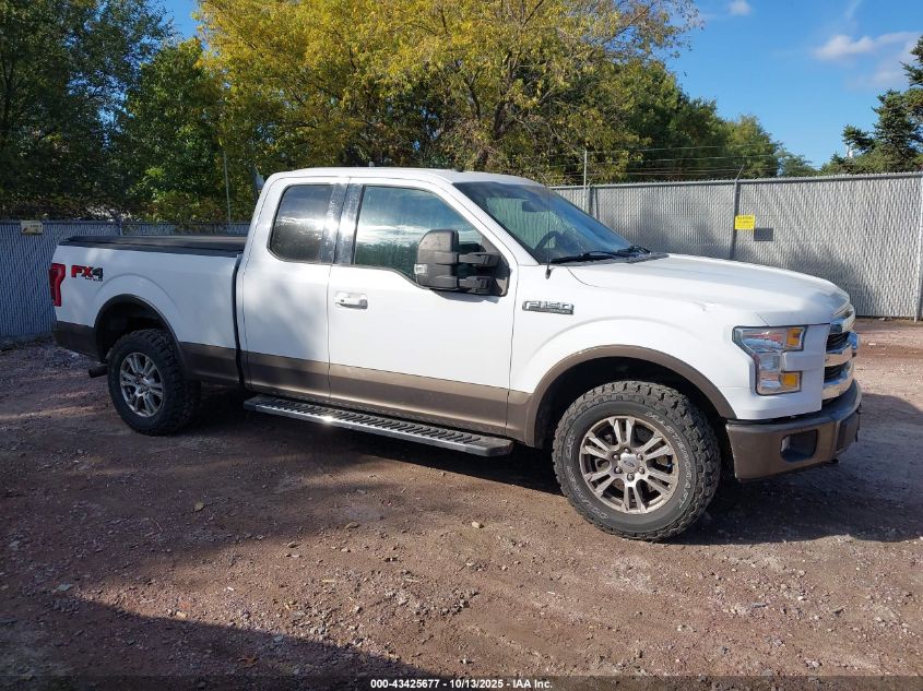 2016 Ford F-150 Lariat VIN: 1FTFX1EF7GFA21606 Lot: 43425677