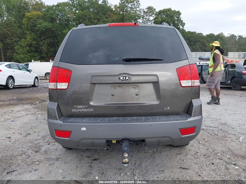 2009 Kia Borrego Lx VIN: KNDJJ741695029810 Lot: 43425759