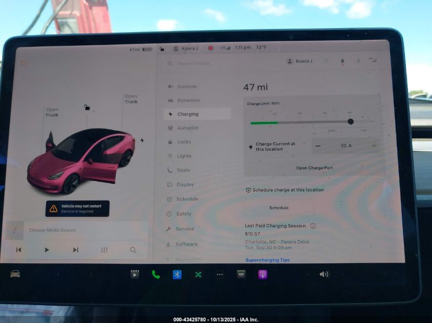 2021 Tesla Model 3 Standard Range Plus Rear-Wheel Drive VIN: 5YJ3E1EA2MF907099 Lot: 43425780