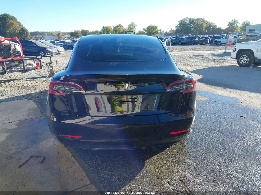 2021 Tesla Model 3 Standard Range Plus Rear-Wheel Drive VIN: 5YJ3E1EA2MF907099 Lot: 43425780