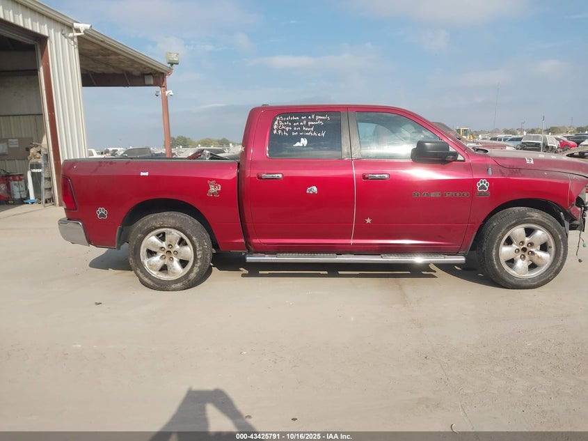 2012 Ram 1500 Slt VIN: 1C6RD6LT4CS169281 Lot: 43425791