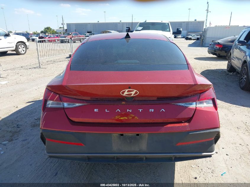 2025 Hyundai Elantra Se VIN: KMHLL4DG8SU916919 Lot: 43425802