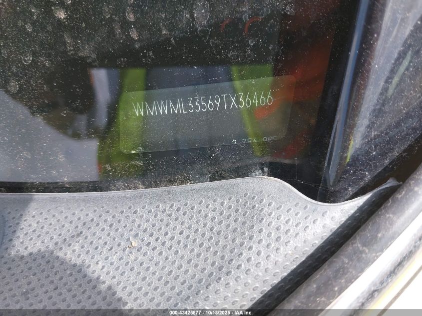 2009 Mini Cooper Clubman VIN: WMWML33569TX36466 Lot: 43425877