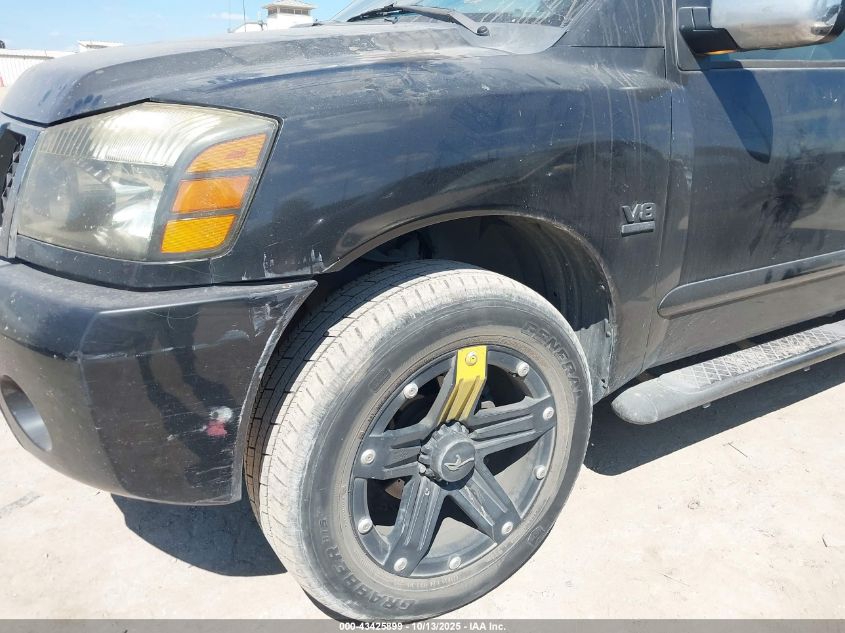 2004 Nissan Titan Le VIN: 1N6AA07A84N521862 Lot: 43425899