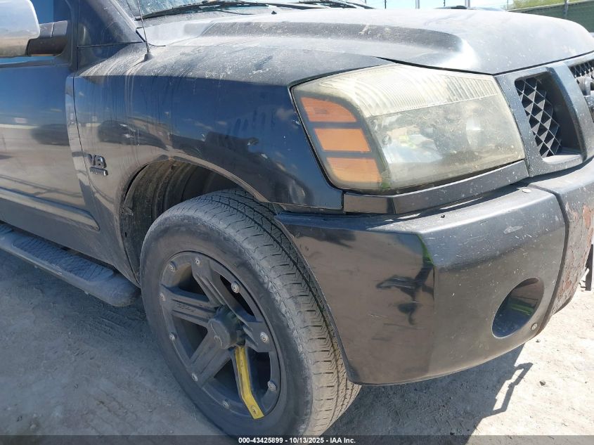 2004 Nissan Titan Le VIN: 1N6AA07A84N521862 Lot: 43425899