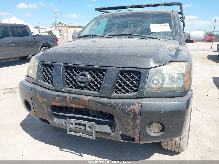 2004 Nissan Titan Le VIN: 1N6AA07A84N521862 Lot: 43425899