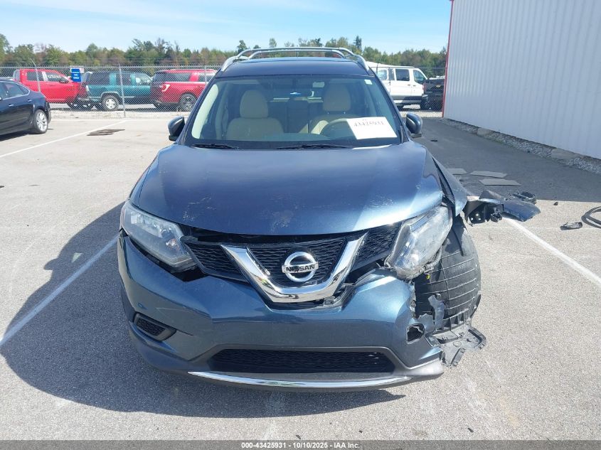 2014 Nissan Rogue Sv VIN: 5N1AT2MV4EC869439 Lot: 43425931