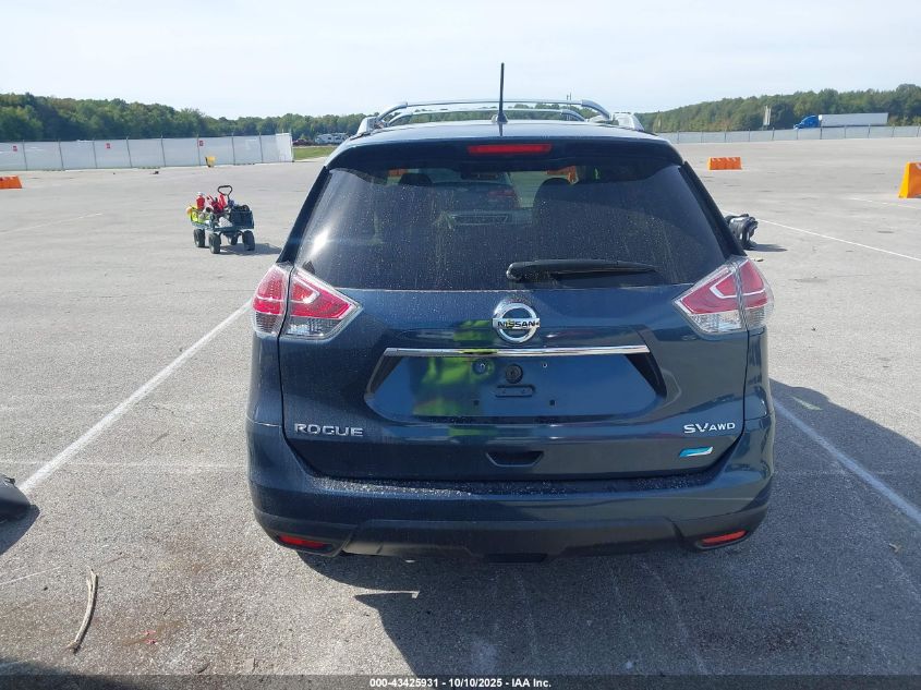 2014 Nissan Rogue Sv VIN: 5N1AT2MV4EC869439 Lot: 43425931