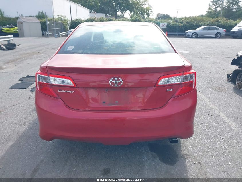 2012 Toyota Camry Se VIN: 4T1BF1FK0CU585094 Lot: 43425952
