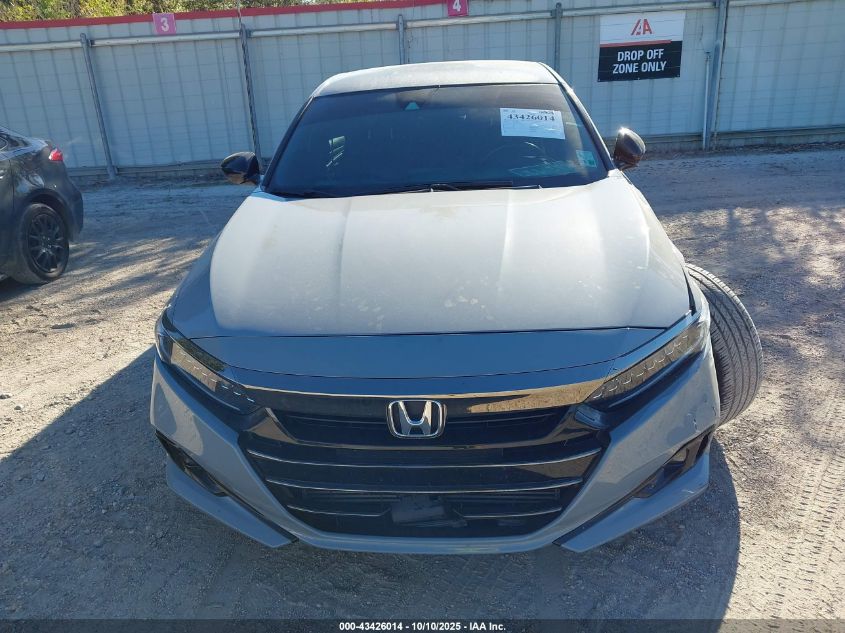 2022 Honda Accord Sport VIN: 1HGCV1F39NA013516 Lot: 43426014
