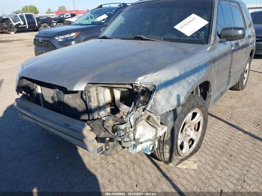 2006 Subaru Forester 2.5X VIN: JF1SG63686H736420 Lot: 43426043