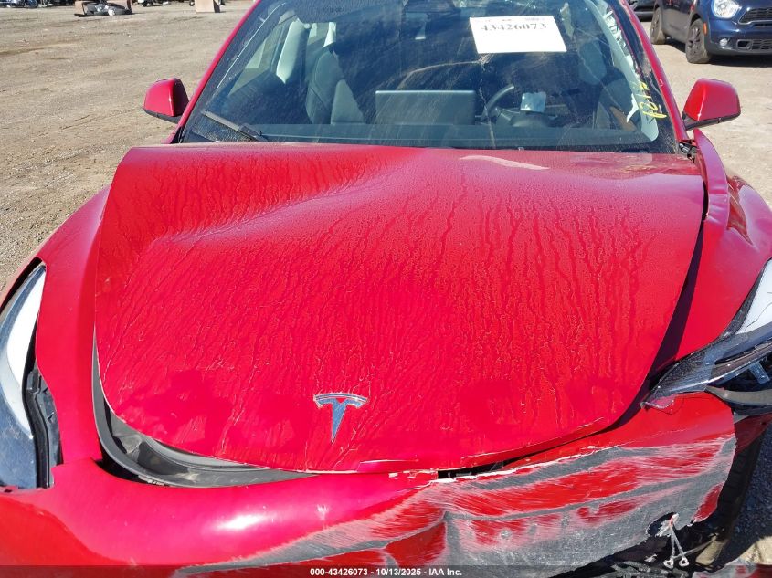 2023 Tesla Model 3 Rear-Wheel Drive VIN: 5YJ3E1EA0PF541213 Lot: 43426073