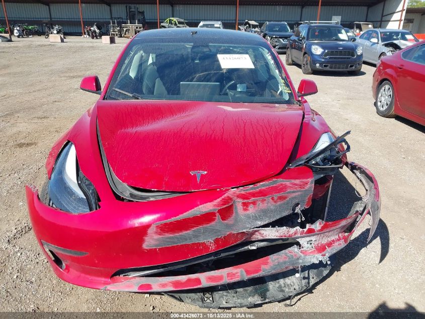 2023 Tesla Model 3 Rear-Wheel Drive VIN: 5YJ3E1EA0PF541213 Lot: 43426073