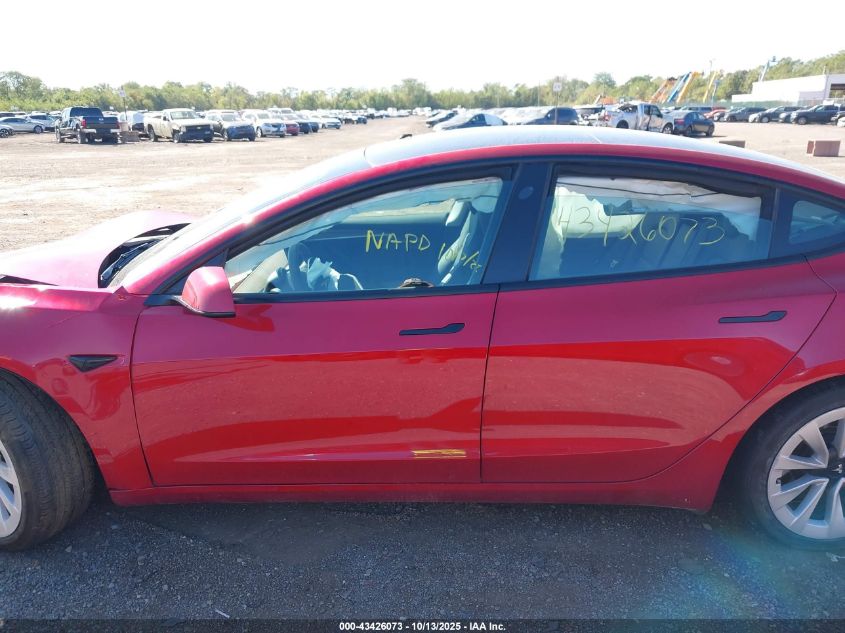 2023 Tesla Model 3 Rear-Wheel Drive VIN: 5YJ3E1EA0PF541213 Lot: 43426073
