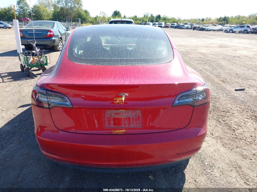 2023 Tesla Model 3 Rear-Wheel Drive VIN: 5YJ3E1EA0PF541213 Lot: 43426073