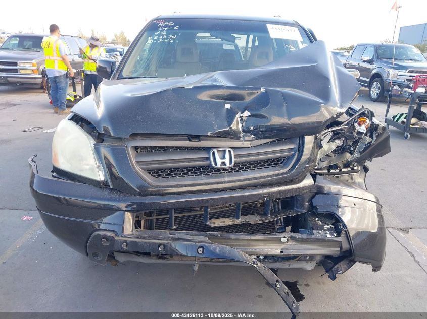 2004 Honda Pilot Ex-L VIN: 2HKYF18654H588552 Lot: 43426113