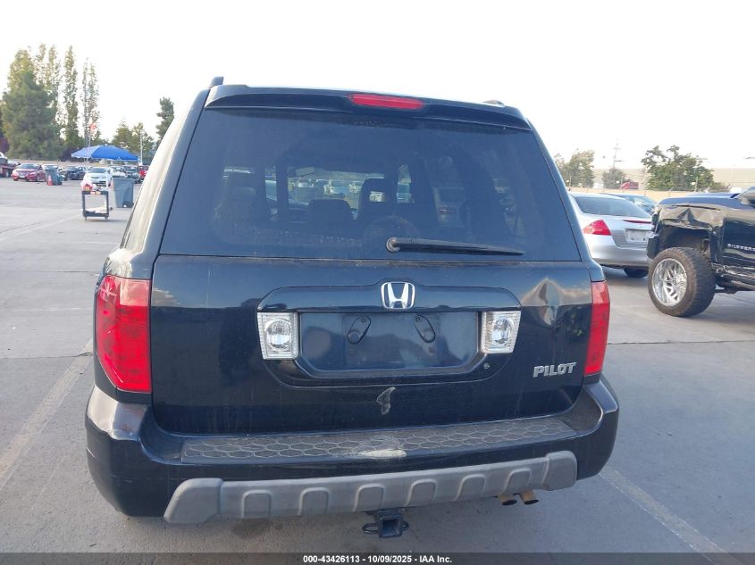 2004 Honda Pilot Ex-L VIN: 2HKYF18654H588552 Lot: 43426113