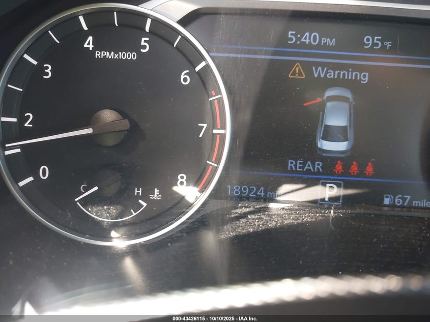 2025 NISSAN ALTIMA SV FWD 1N4BL4DV4SN373972