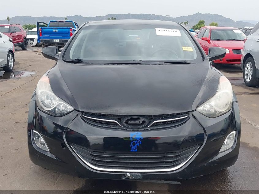 2013 Hyundai Elantra Gls VIN: KMHDH4AE0DU954740 Lot: 43426116