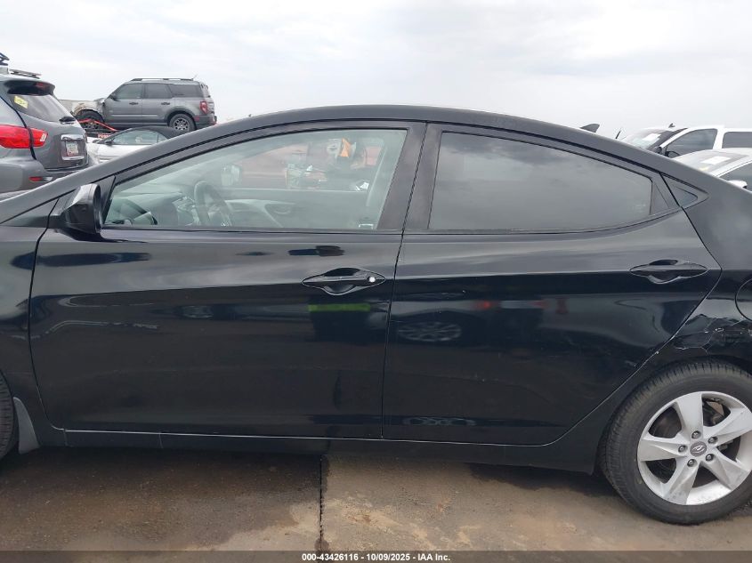 2013 Hyundai Elantra Gls VIN: KMHDH4AE0DU954740 Lot: 43426116