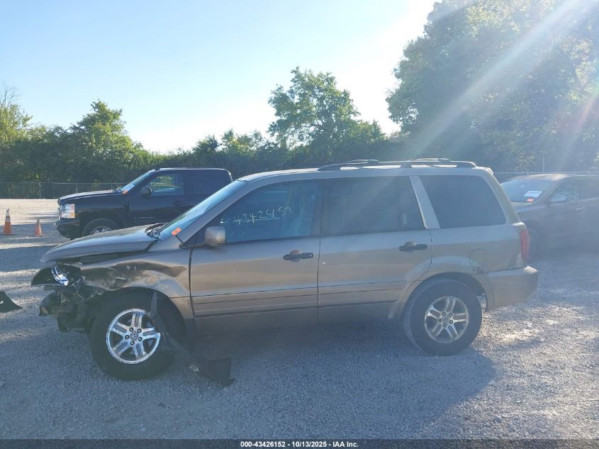 2004 Honda Pilot Ex VIN: 2HKYF18424H564899 Lot: 43426152
