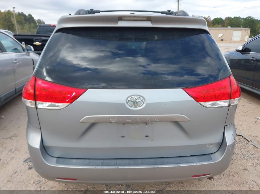 2011 Toyota Sienna Le V6 VIN: 5TDKK3DC6BS054699 Lot: 43426168