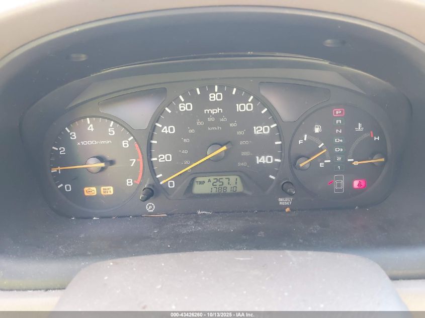 2002 Honda Accord 3.0 Ex VIN: 1HGCG16572A017619 Lot: 43426260