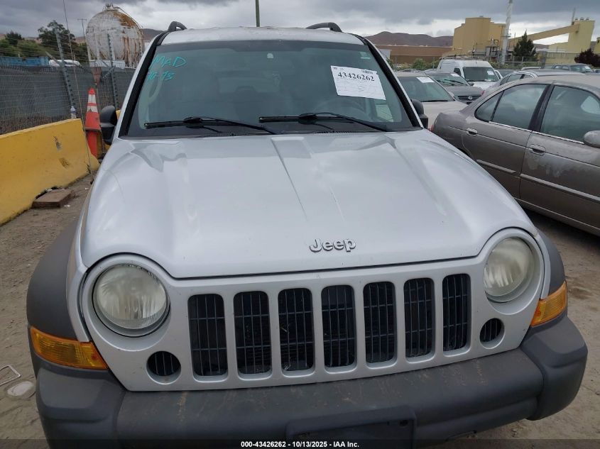 2006 Jeep Liberty Sport VIN: 1J4GL48K36W208330 Lot: 43426262