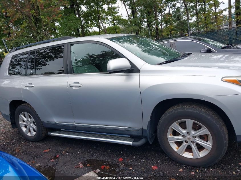 2012 Toyota Highlander Base V6 VIN: 5TDZK3EH4CS078106 Lot: 43426304