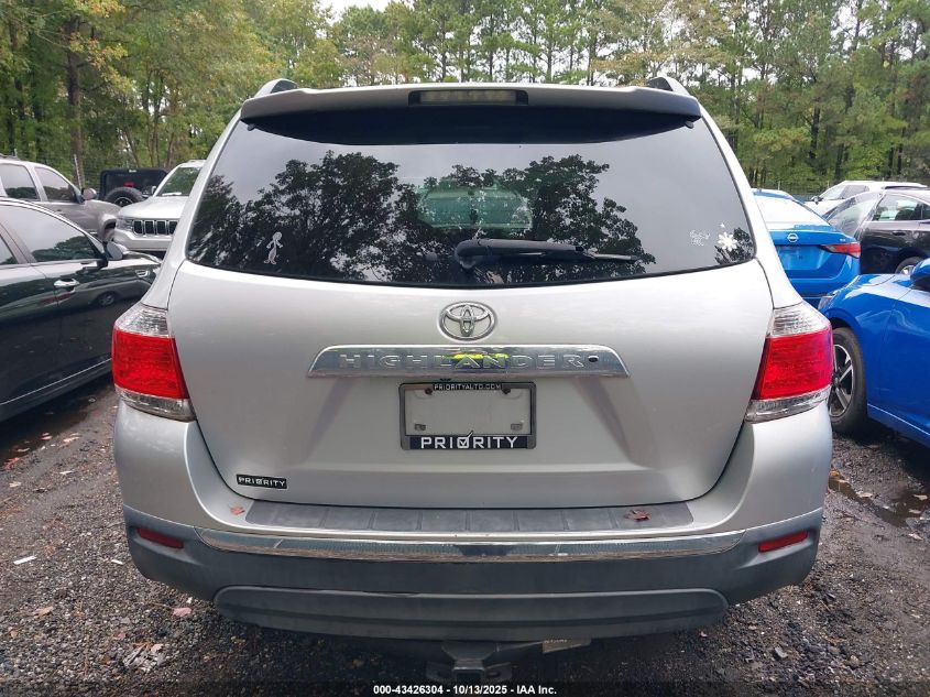 2012 Toyota Highlander Base V6 VIN: 5TDZK3EH4CS078106 Lot: 43426304