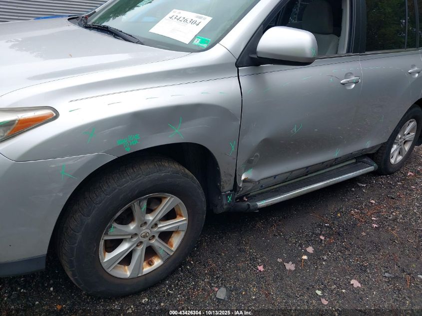 2012 Toyota Highlander Base V6 VIN: 5TDZK3EH4CS078106 Lot: 43426304