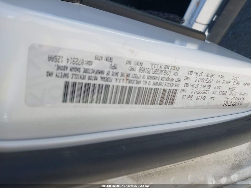 2015 Jeep Wrangler Rubicon VIN: 1C4BJWCG8FL751050 Lot: 43426330