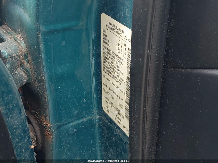 1999 Nissan Sentra Gxe/Xe VIN: 1N4AB41D2XC716582 Lot: 43426333