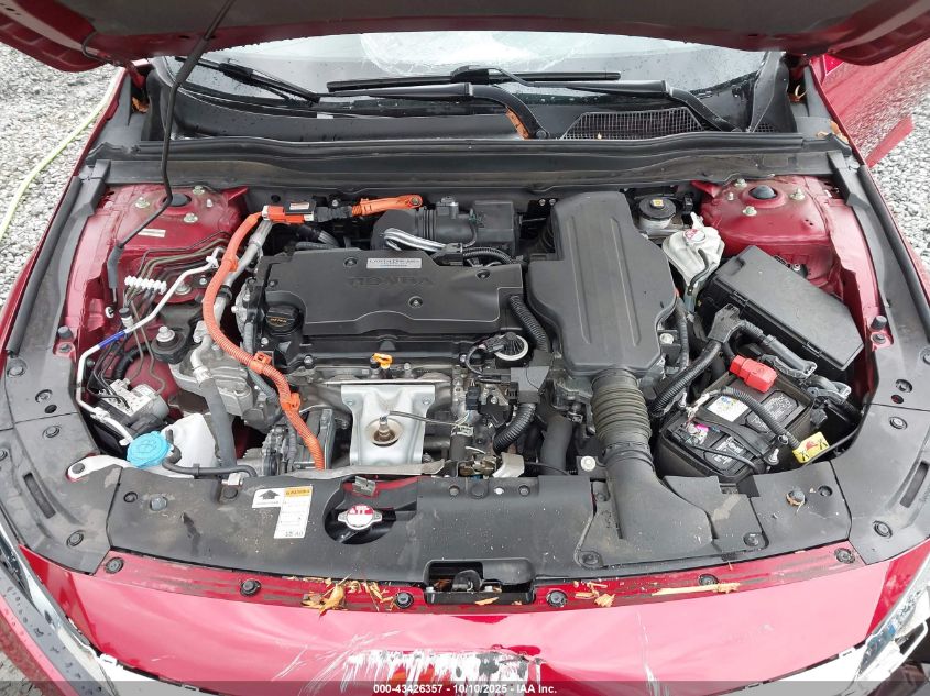 2020 Honda Accord Hybrid Touring VIN: 1HGCV3F96LA004088 Lot: 43426357