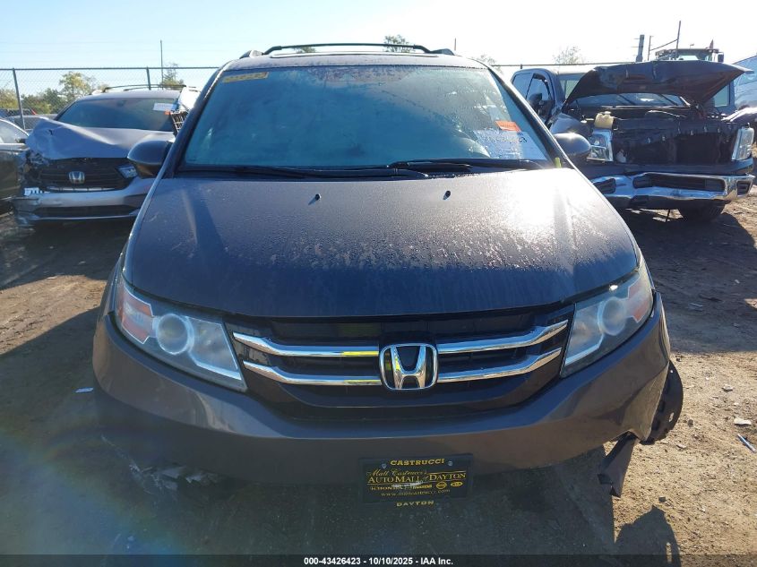 2014 Honda Odyssey Ex-L VIN: 5FNRL5H67EB038287 Lot: 43426423