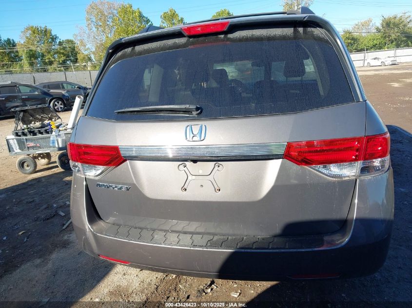2014 Honda Odyssey Ex-L VIN: 5FNRL5H67EB038287 Lot: 43426423