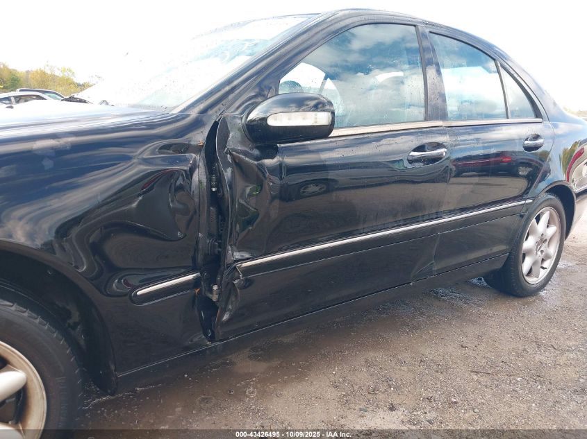 2002 Mercedes-Benz C 320 VIN: WDBRF64JX2F250226 Lot: 43426495