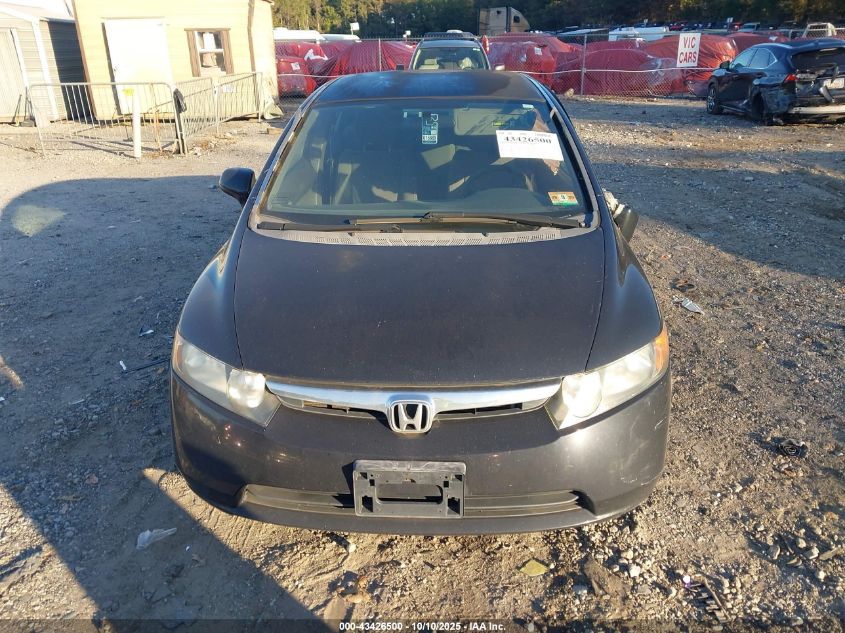 2007 Honda Civic Lx VIN: 2HGFA16557H313830 Lot: 43426500